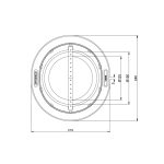 Blīvējošā manžete D125, pārejai caur membrānu, WIROMAX, 6006125 - Image 3