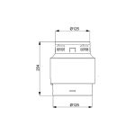 Kondensāta ūdens savācējs KLIK, D125mm, U7000 - Image 4