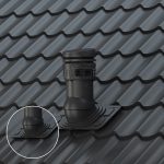 Ventilācijas izvads E23S+, D150, ar elektrisko ventilatoru Standard+, Uniwersal EVO - Image 2