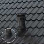 Ventilācijas izvads E28S+, D125, ar elektrisko ventilatoru Standard+, Perfekta EVO - Image 2