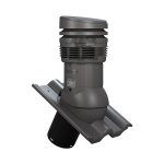 Ventilācijas izvads E39S3B, D150, ar elektrisko ventilatoru Standard S3B, Tile EVO