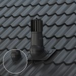 Ventilācijas izvads T03-PP, D150, ar mehānisko ventilatoru, Uniwersal EVO - Image 2